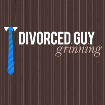 Divorced Guy Grinning. Divorce advice for men.
